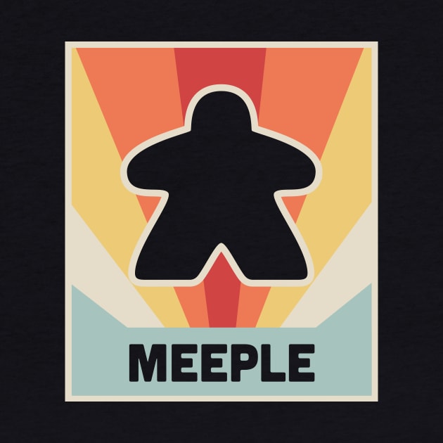 Vintage MEEPLE Boardgame Design by MeatMan